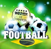 Football Creative Background Graphic Design N3