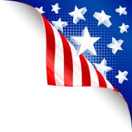Page Curl - American Flag