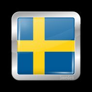 Flag of Sweden Metal Icons
