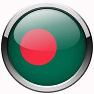 bangladesh flag gel metal button