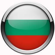 bulgaria flag gel metal button