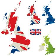 UK Flag And Map N2