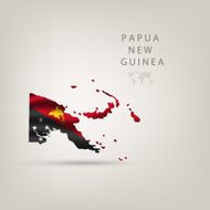 Flag of PAPUA NEW GUINEA as a country