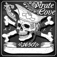 Black Pirate Cove Flag - Jolly Roger N2