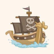 pirate ship theme elements N20