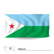 Flag of Djibouti N11