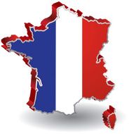 France Flag Map N5