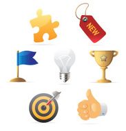 Icons for business metaphor N2