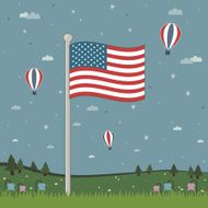 USA Flag N60