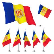 Andorra vector flags