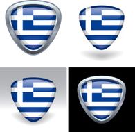 Greek Flag Crest
