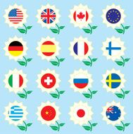 flower flags