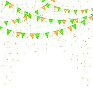 Pennants and confetti N2