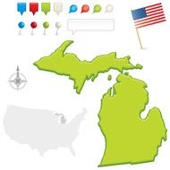 Michigan State Map N3