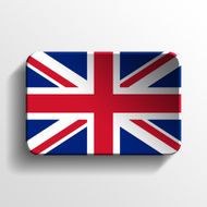United Kingdom 3D button