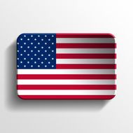 USA 3D button