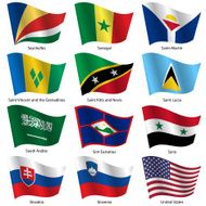 Set Flags of world sovereign states N29