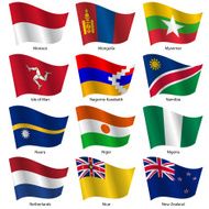 Set Flags of world sovereign states N31