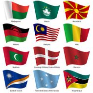 Set Flags of world sovereign states N32