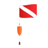 Scuba Flag Illustration