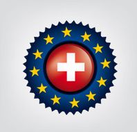 SWISS seal EU Flag