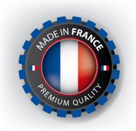 Made in FRANCE French seal Flag (Vector)