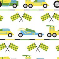 Pattern with powerful sports cars