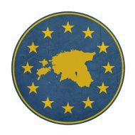 European Union Estonia button