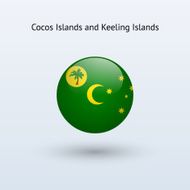 Round flag of Cocos and Keeling Islands