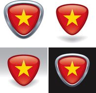 Vietnamese Flag Crest