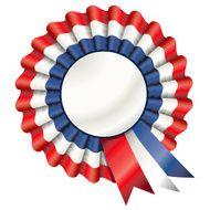 Tri Color Rosette