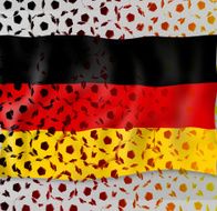 Germany Soccer Creative Abstract Design