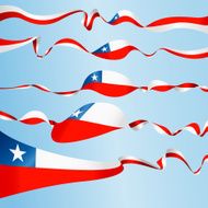 Set of Chilean Banners