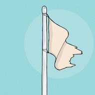 Torn Flag Illustration