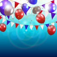 Independence Day Poster Vector Illustration N4