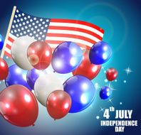 Independence Day Poster Vector Illustration N6