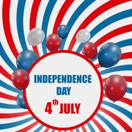 Independence Day Poster Vector Illustration N13