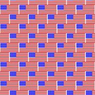 USA flag pattern