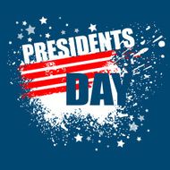 Presidents Day Vector Background
