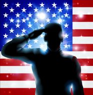4th July or Veterans Day Illustration
