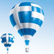 Greece hot balloons