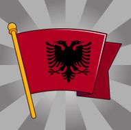 Flag of Albania N16