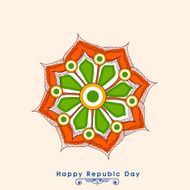 Greeting card design for Indian Republic Day celebration N2