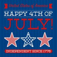 Independence Day card in vector format N6