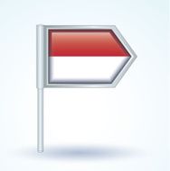 Flag of Indonesia vector illustration N9
