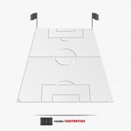 Abstract football field web icon