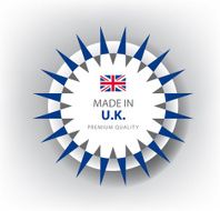 made in United Kingdom seals UK Flag (vector Art)