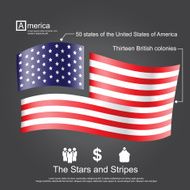 flag america concept vector