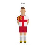Sark football player Soccer uniform