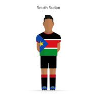 South Sudan football player Soccer uniform
